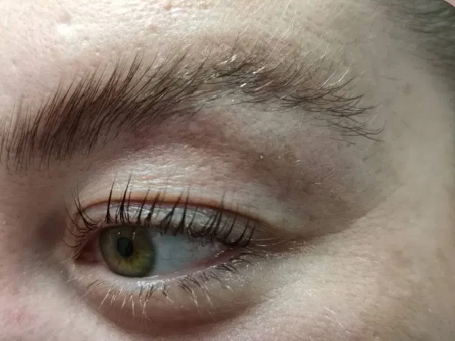 Wimpernverlängerung & Lash-/Browlifting – Nachher